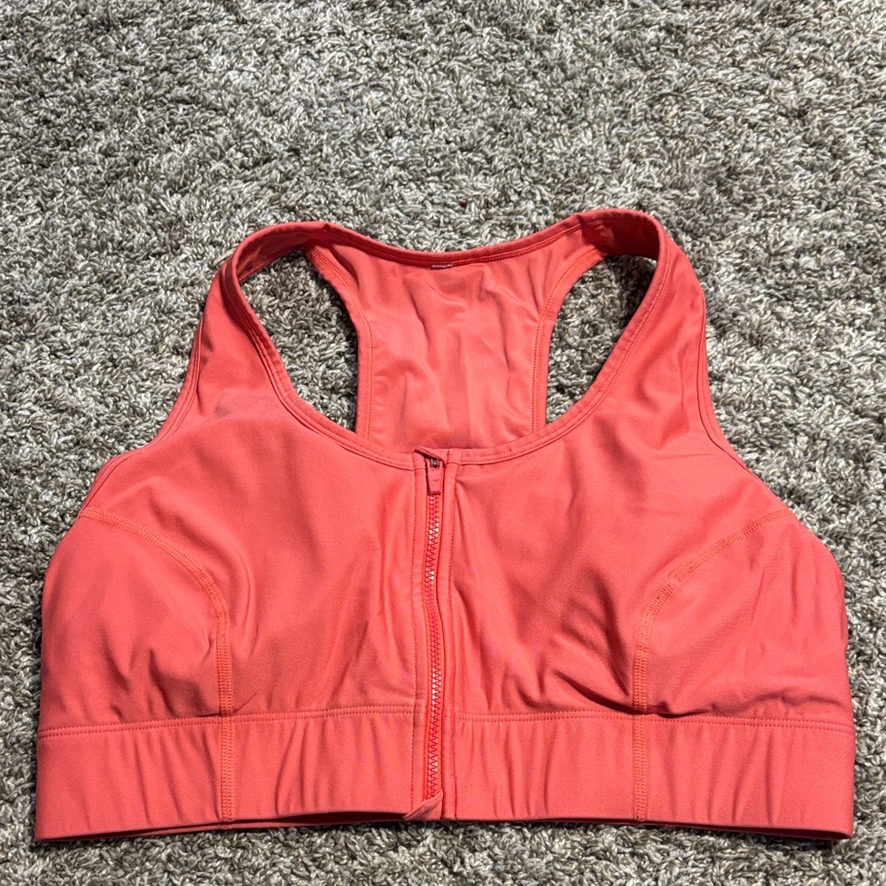 Fabletics Coral Crush Sports Bra Medium Impact